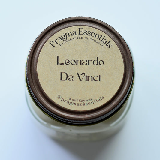 Leonardo Da Vinci Candle